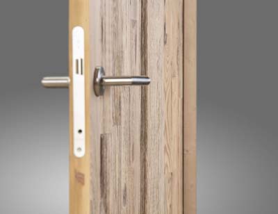 Reclaimed wood door