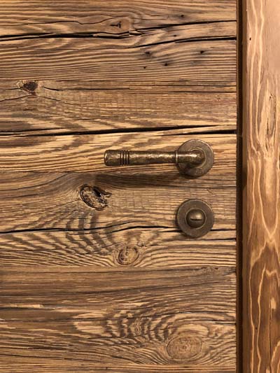 Custom reclaimed wood doors