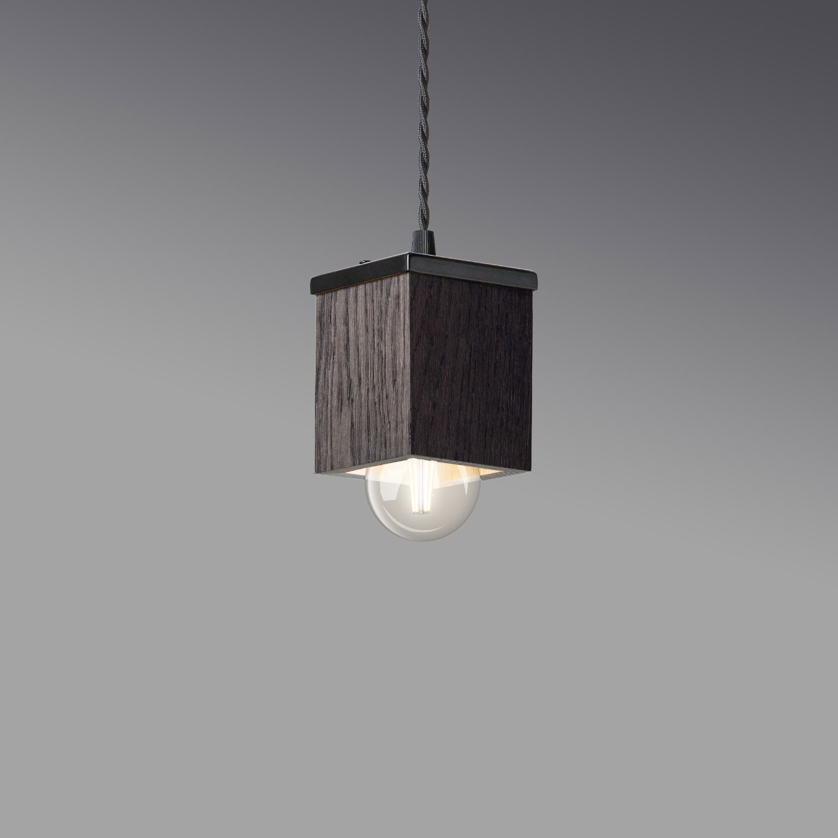 Ceiling lamp 8x10 cm - Reclaimed wood