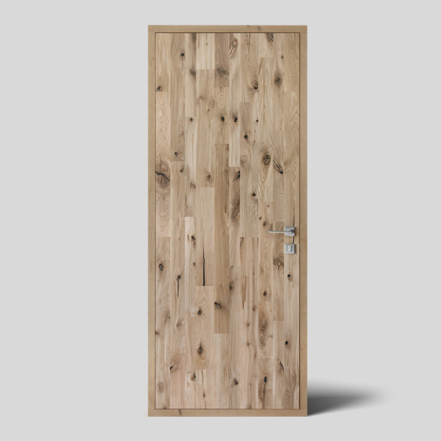 door surface made from rustic solid oak