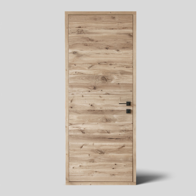 Oak wood door - Horizontal