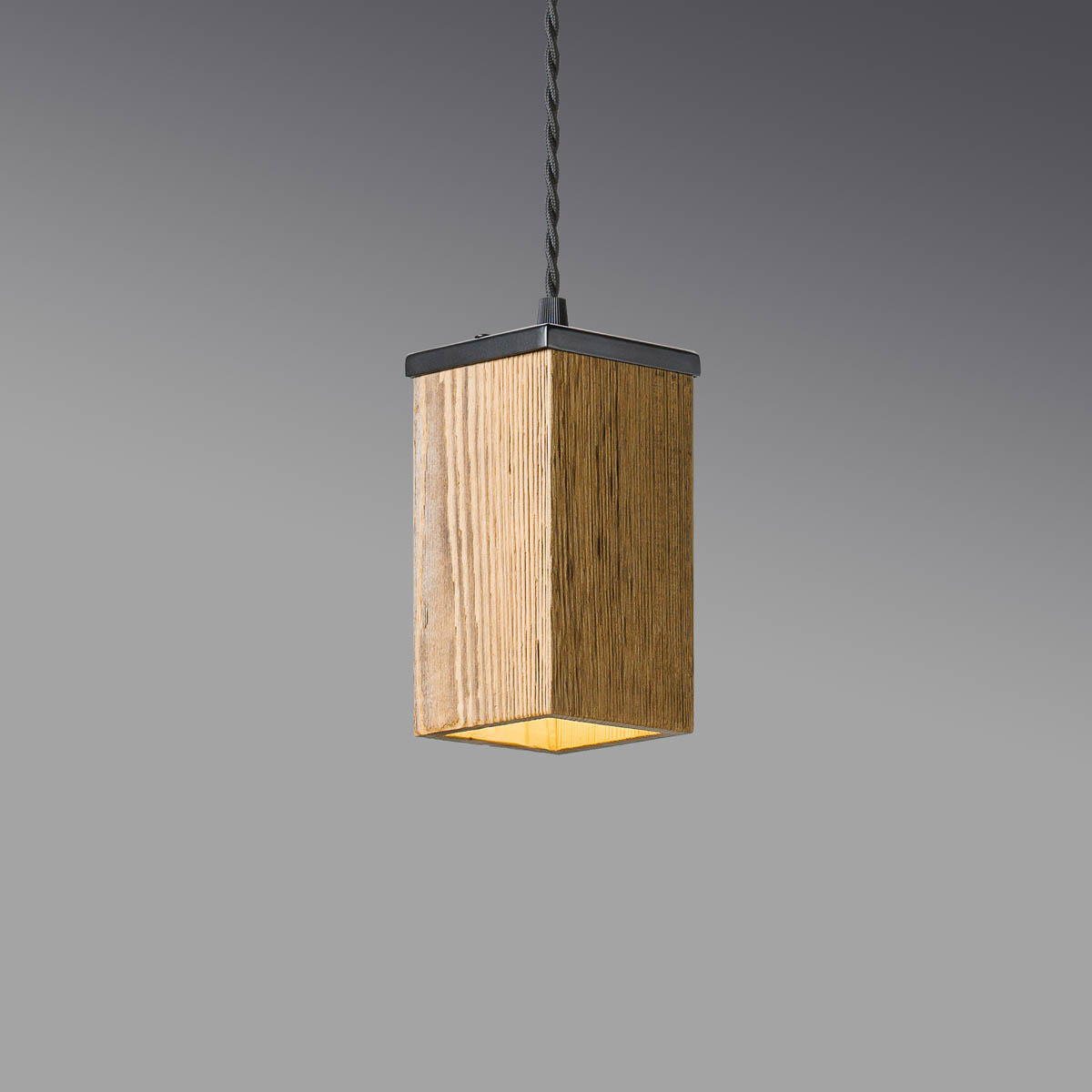 Griestu lampa 8x15 cm - Antīks koks