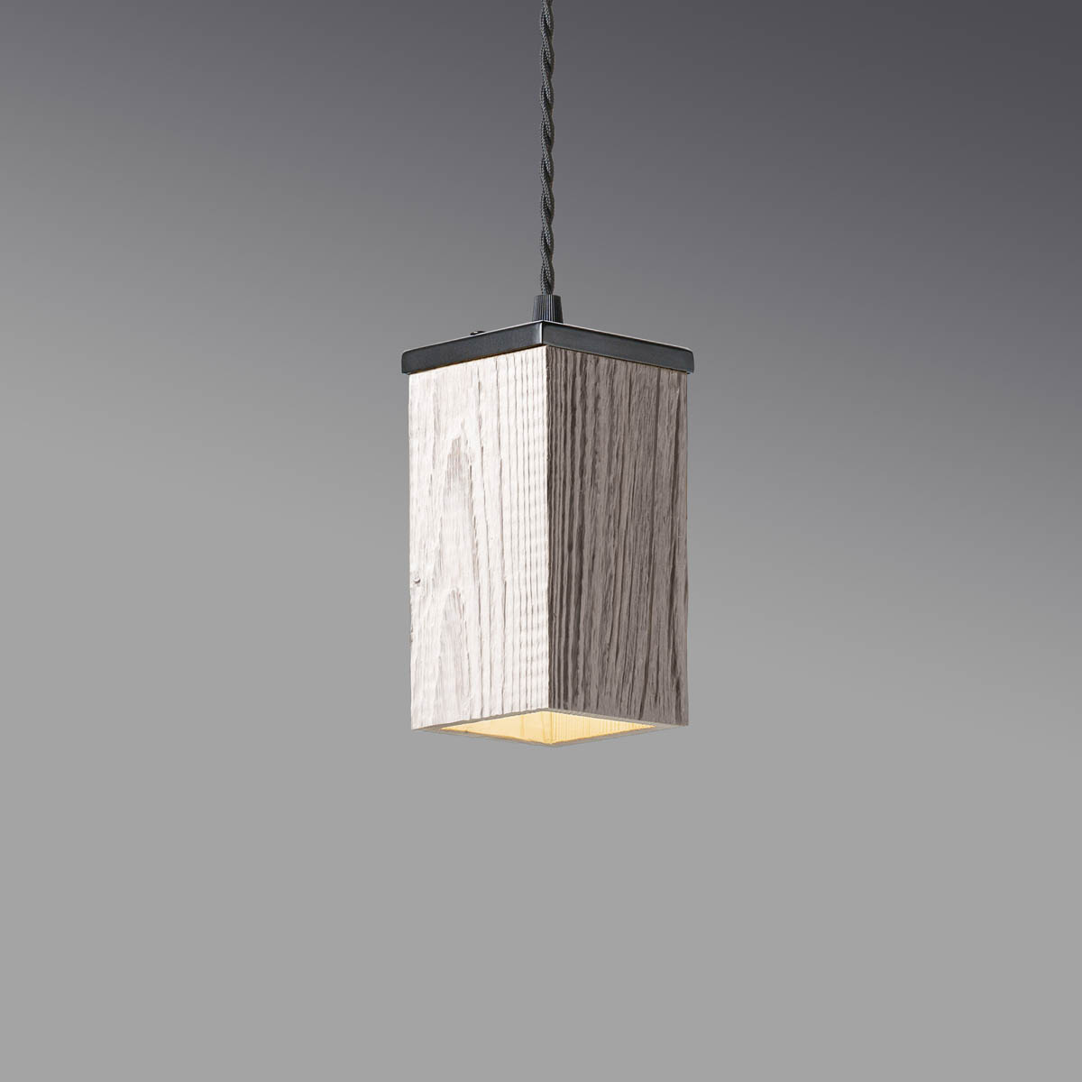 Griestu lampa 8x15 cm - Antīks koks