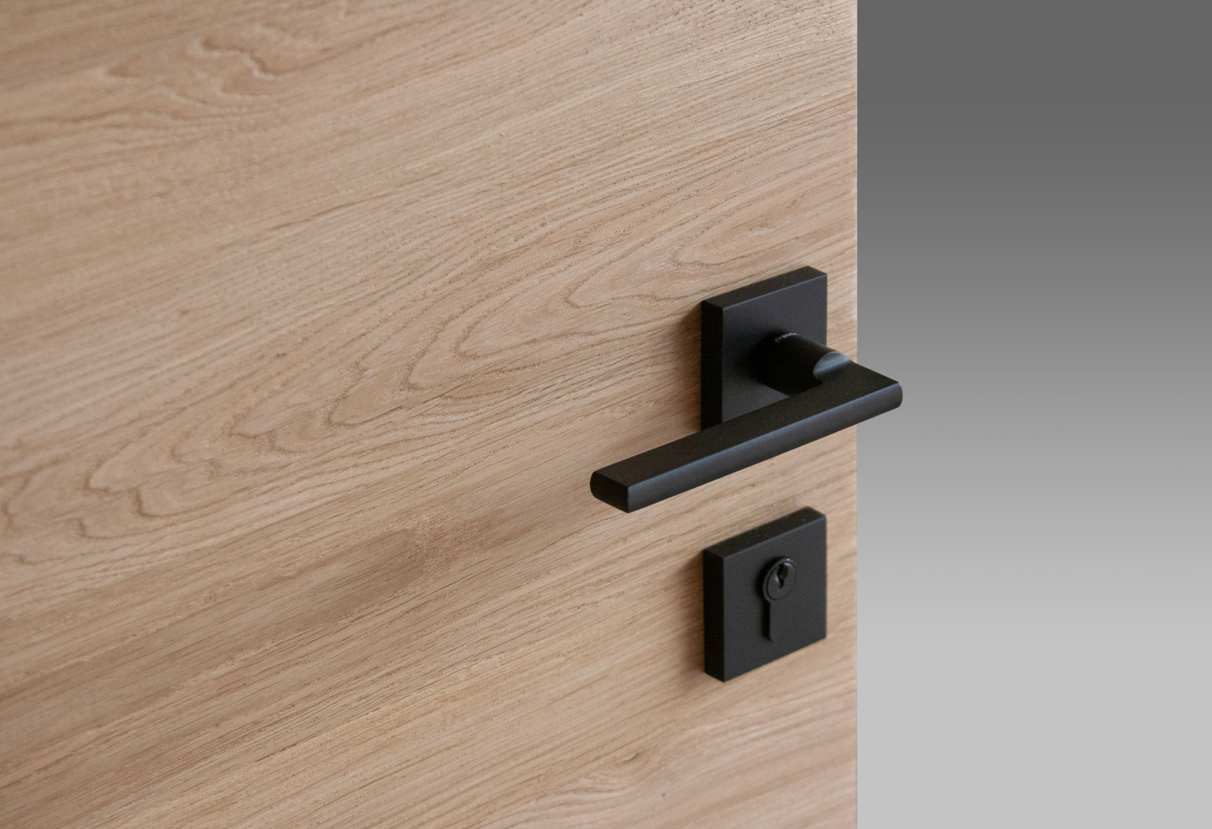Oak wood door - Horizontal