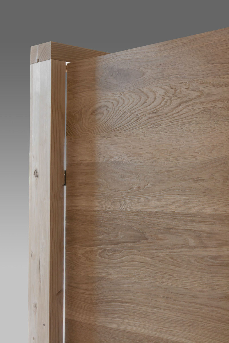 Oak wood door - Horizontal