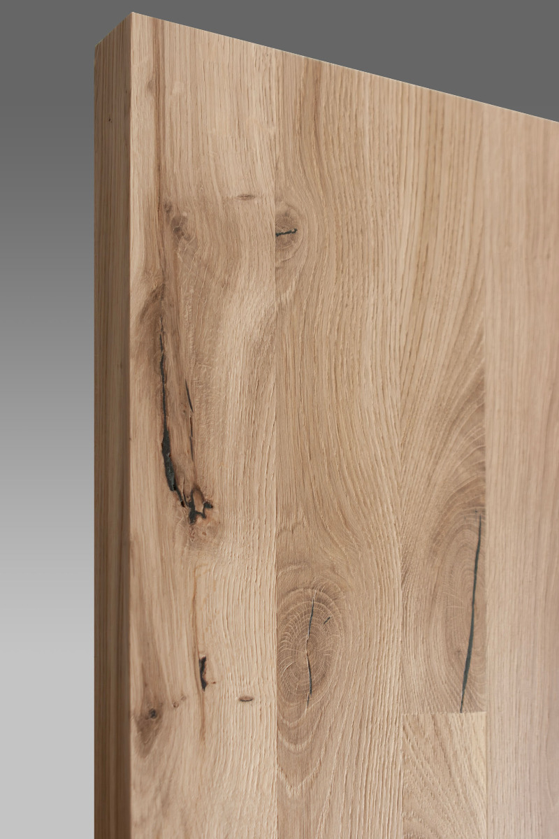 Porte en chêne (Rustic) - Vertical