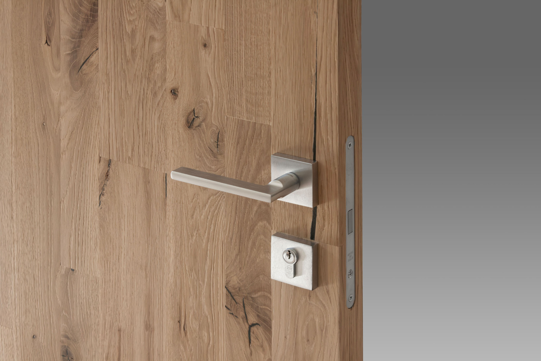 Porte en chêne (Rustic) - Vertical