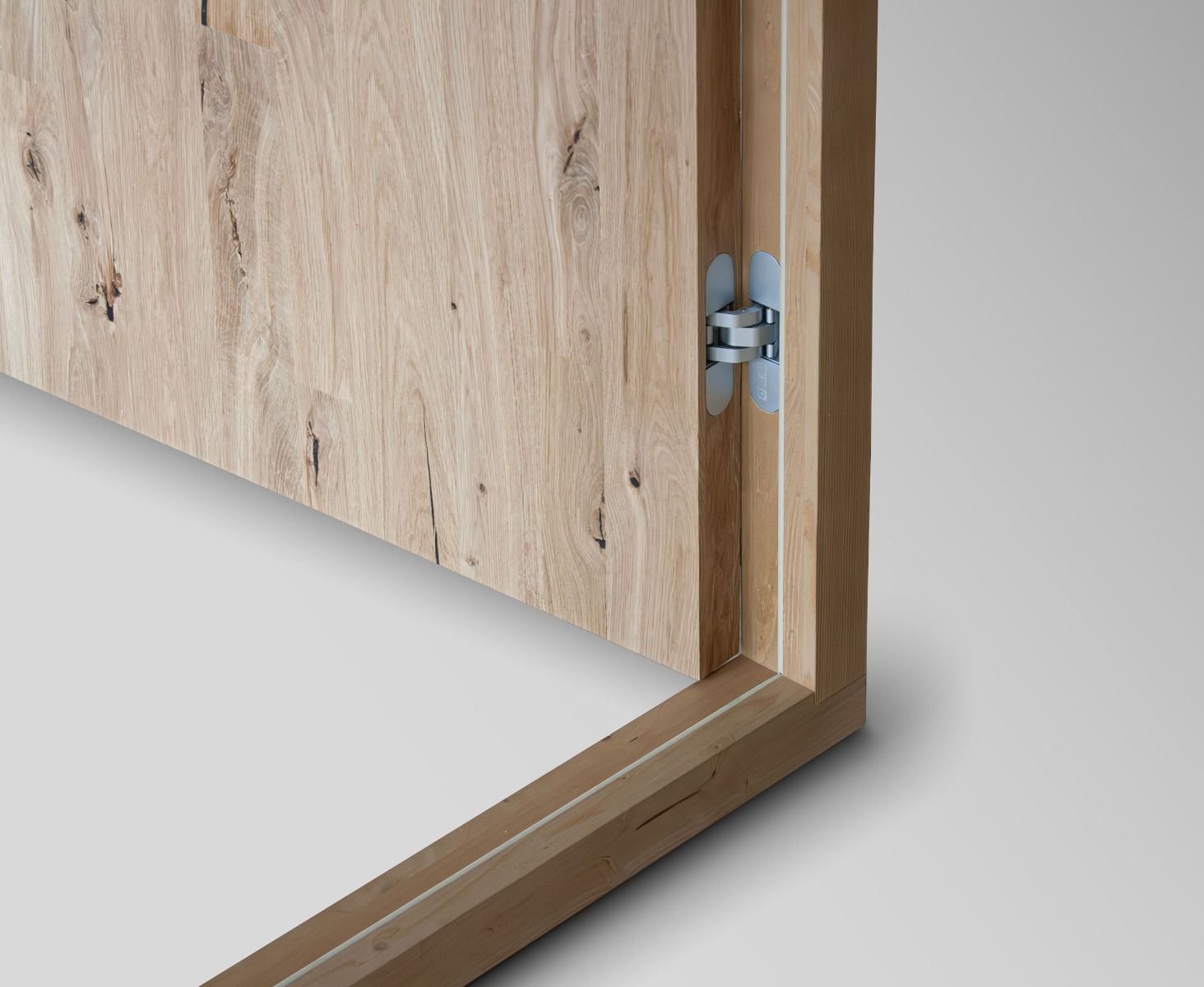 Porte en chêne (Rustic) - Vertical