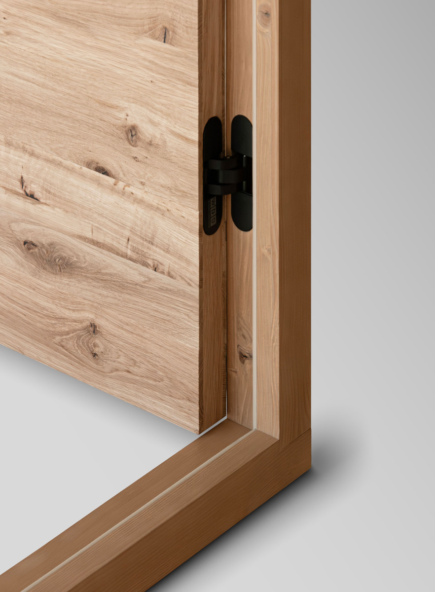 Porte en chêne - Horizontal