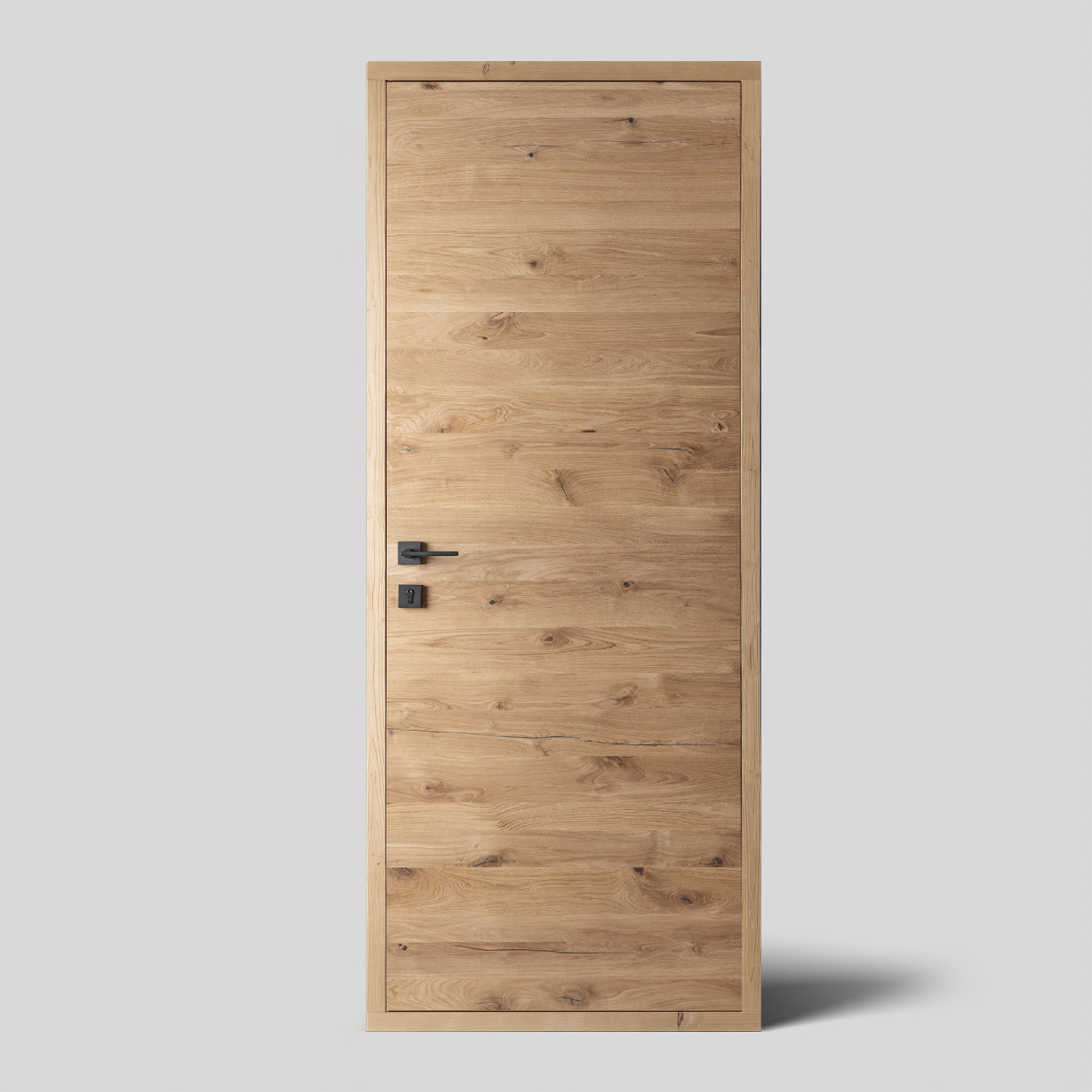 Interior door made from rustic oak