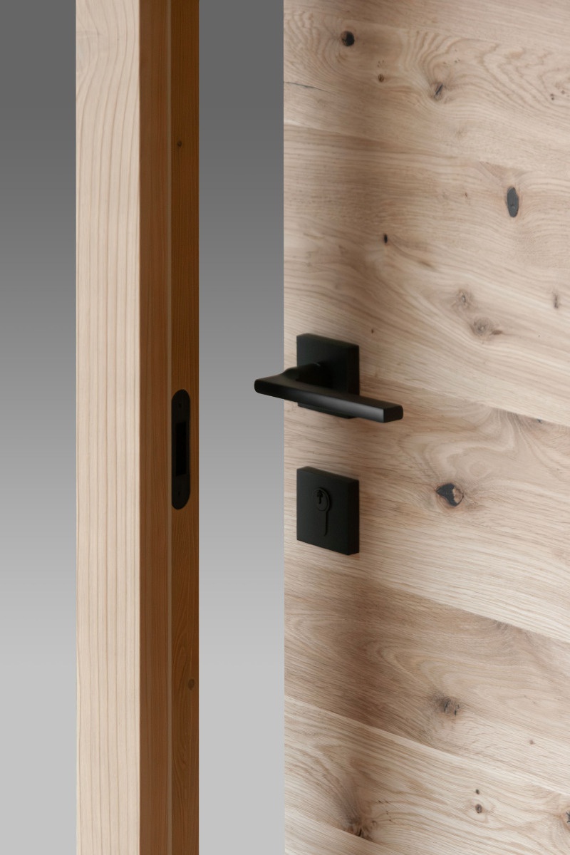 door surface made from rustic solid oak