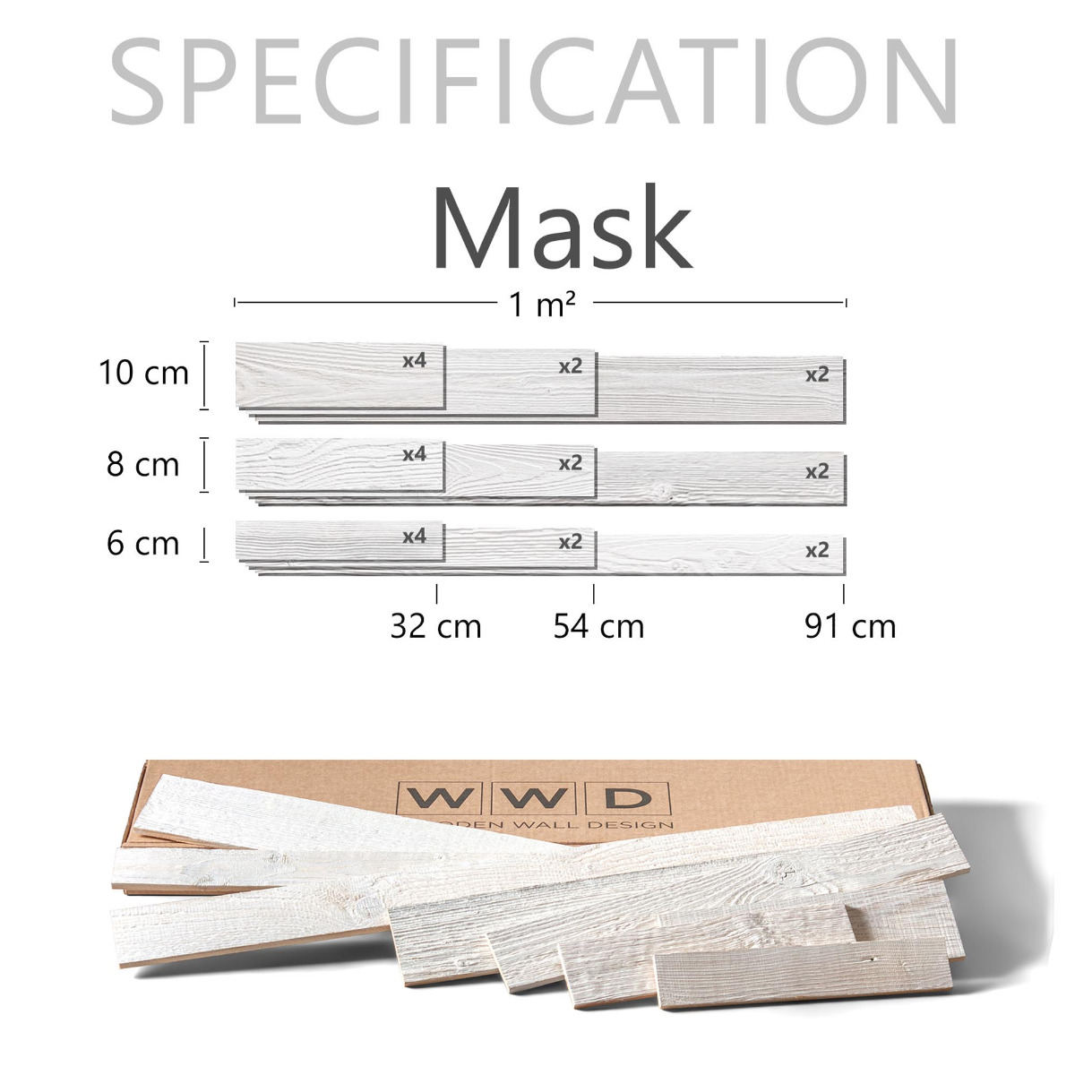 Wandpaneele "MasK"