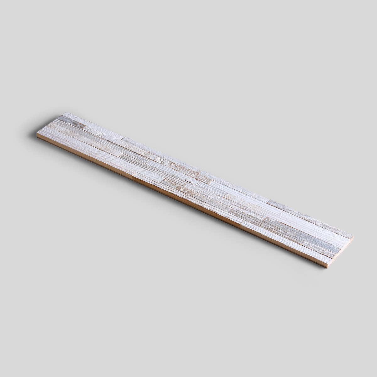 Wall panel made from reclaimed wood with whitewash finish - Marbel