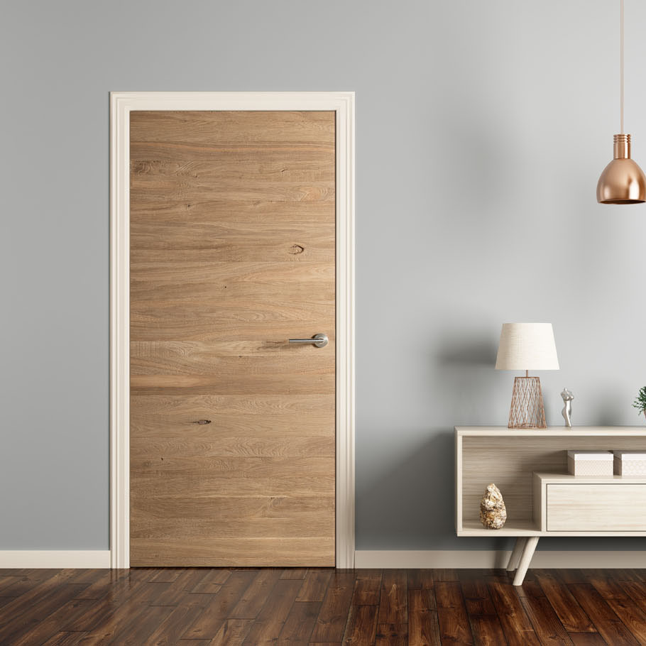 Oak wood door - Horizontal