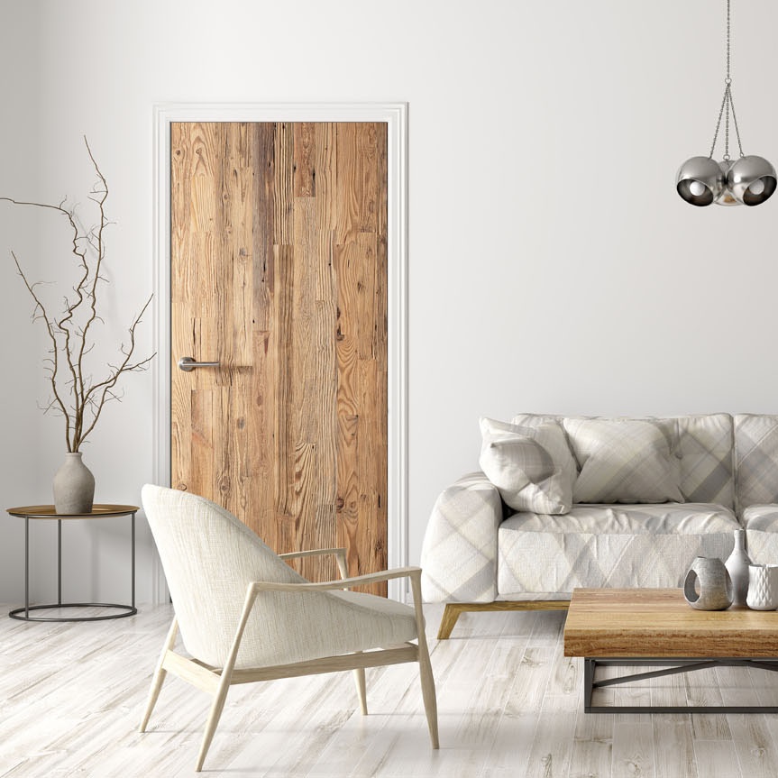 Porte en vieux bois – Vertical