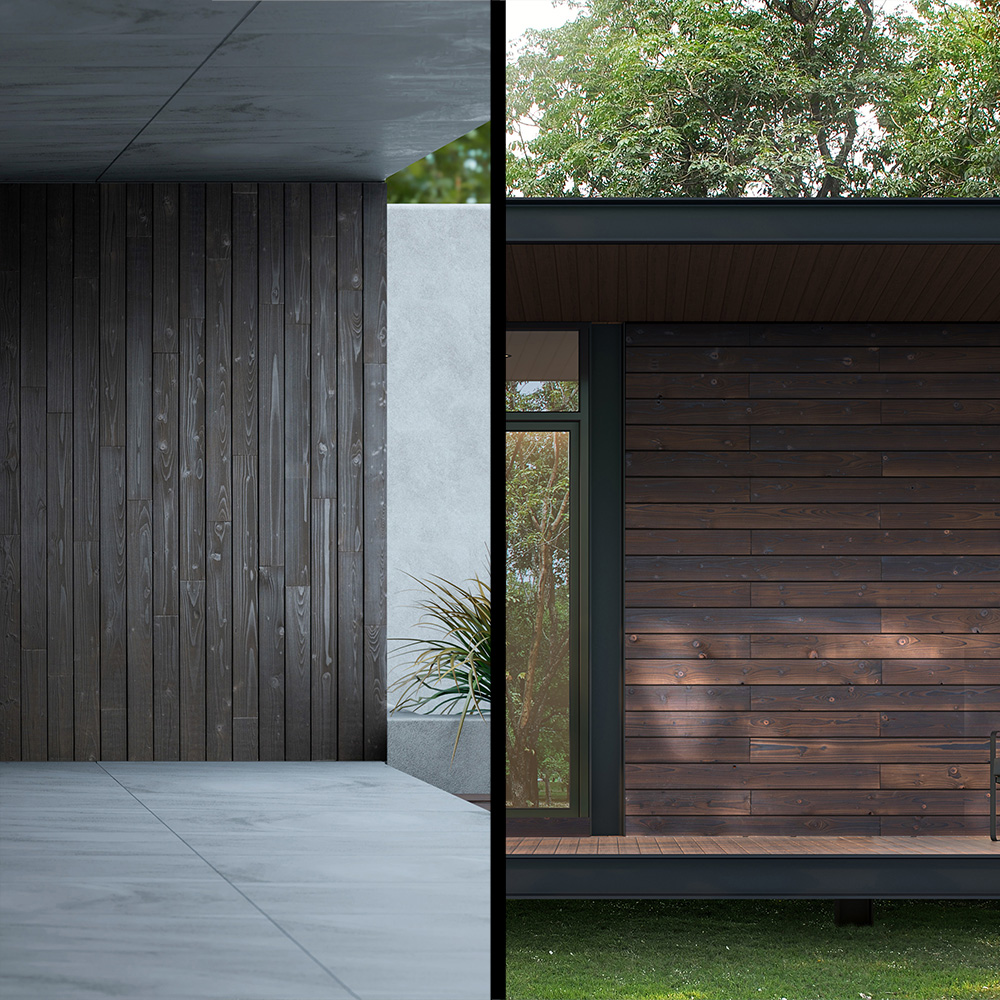 New in Our Collection: Charred Wood Panels